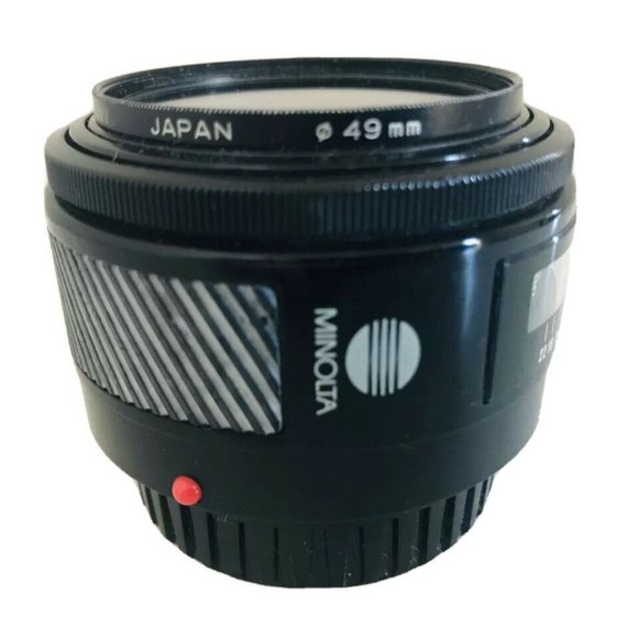 MAMIYA 500DTL CAMERA + MINOLTA  AF 50mm 1:1.7 LENS + Case + MANUAL VTG AS IS - Picture 6 of 12